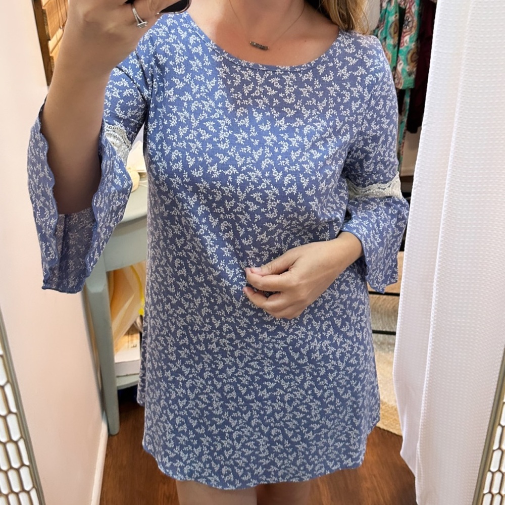 || DITZY FLORAL COTTON DRESS ||